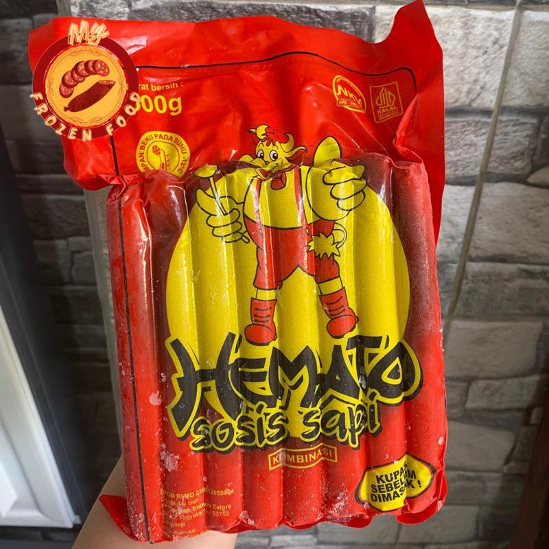 

Hemato sosis sapi kombinasi 500gr 15pcs