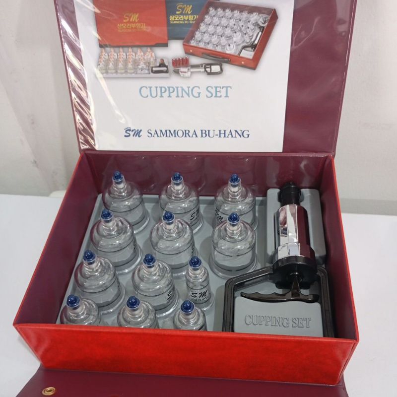 Sammora Alat Bekam Samora isi 12 Cupping Set Kop Angin Premium asli Korea