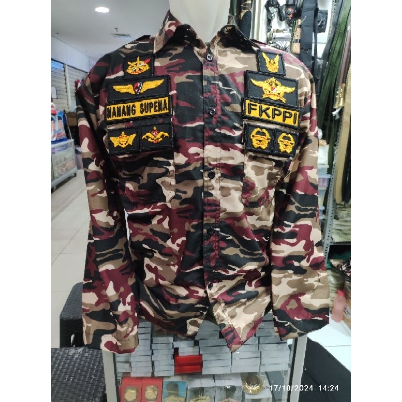 baju loreng fkppi logo timbul exclusive