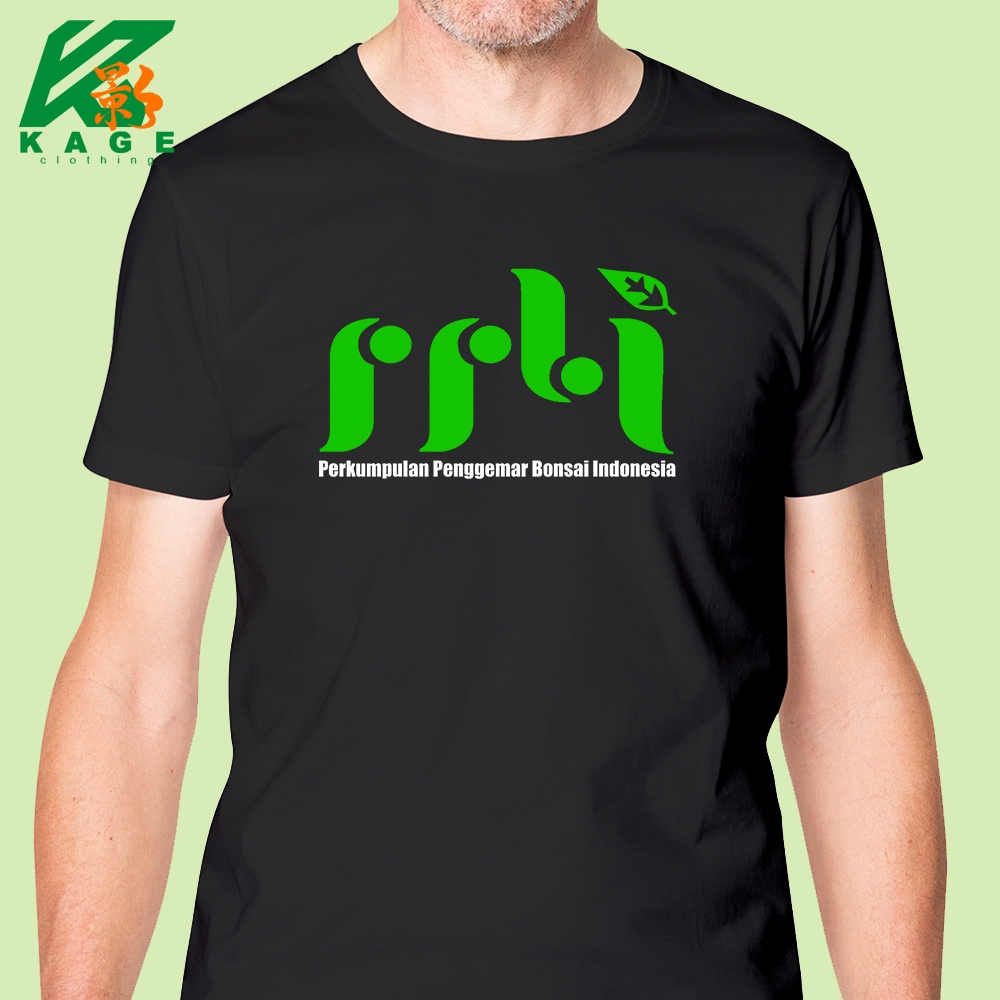 kaos PPBI BONSAI Tshirt kaos cotton combed 30s Baju Kaos pria PERKUMPULAN PENGGEMAR BONSAI INDONESIA