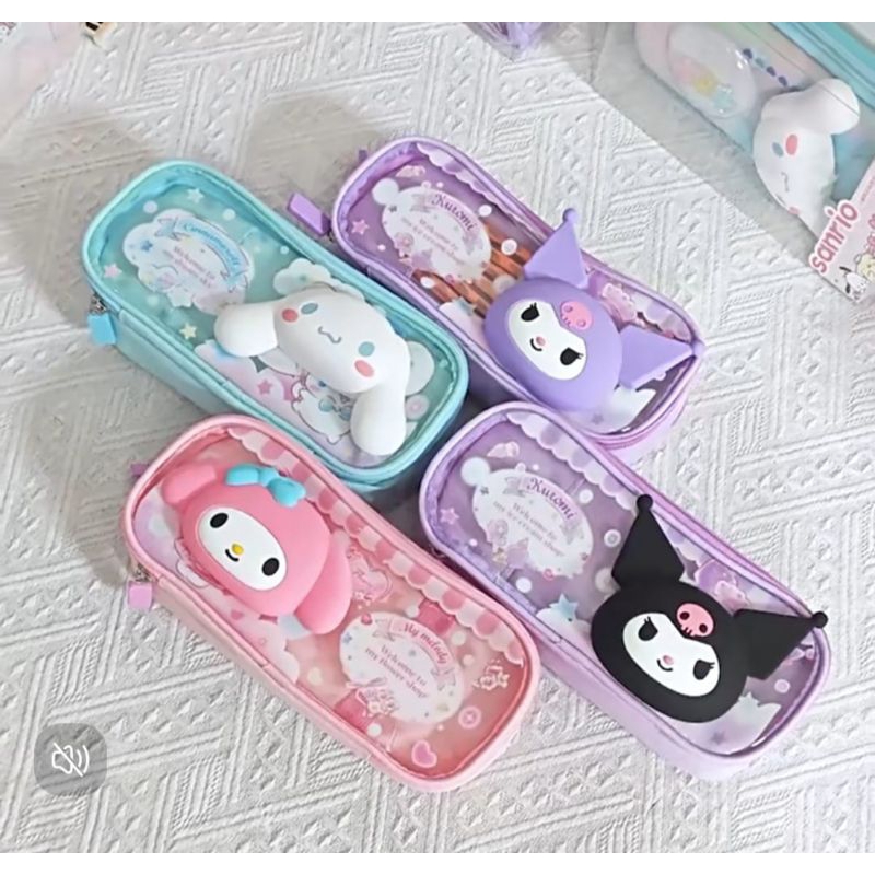 

Korak Pensil Sanrii Original Pencil Case Import Melody Tempat Pensil Cinnamoroll Kotak Pencil Kuromi