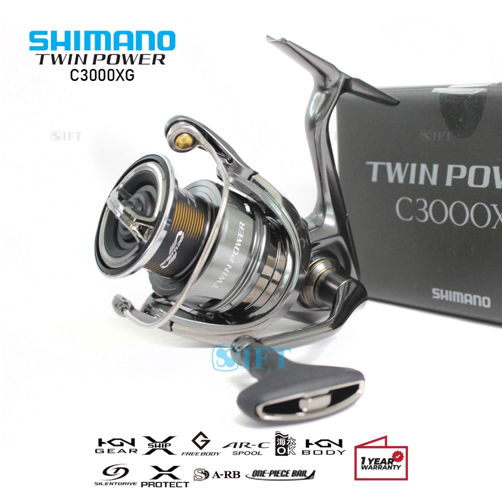 Reel SHIMANO TWIN POWER FE 2500 3000 4000 5000 MHG SHG PG XG [24] Hagane CI4+ | Made in Japan | Gala