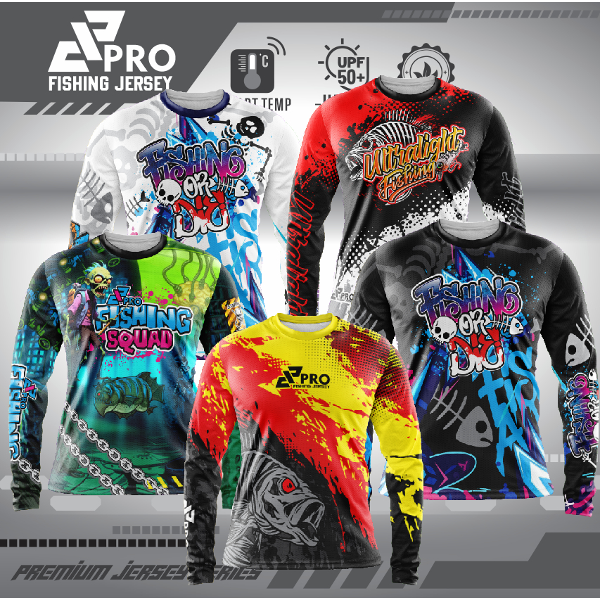 Jersey Mancing Custom Katalog Grafitti bisa tambah nama dan logo baan dryfit milano dan premium