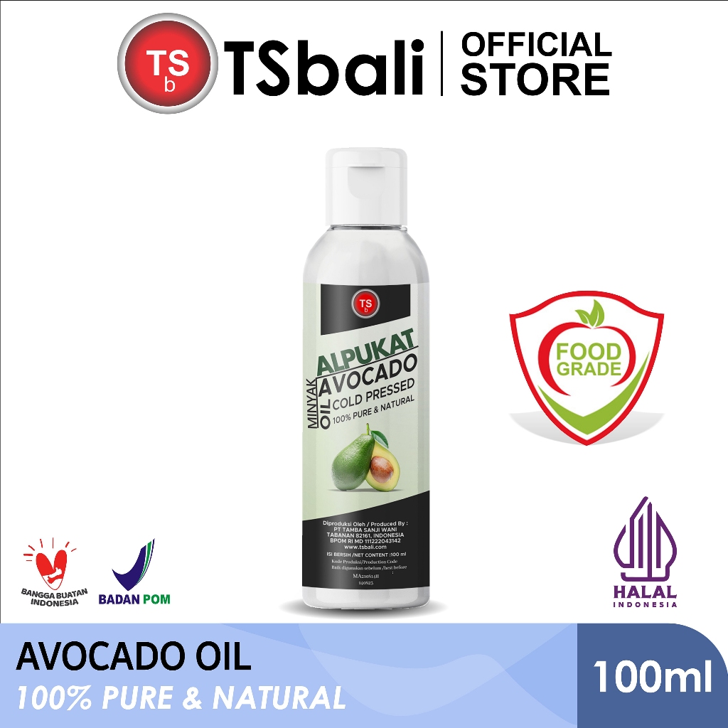 

Minyak Alpukat Avocado Oil TSb 100ml Cold Pressed Refined Food Grade