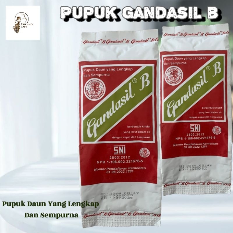 

Pupuk Gandasil B 500gr Nutrisi Tanaman