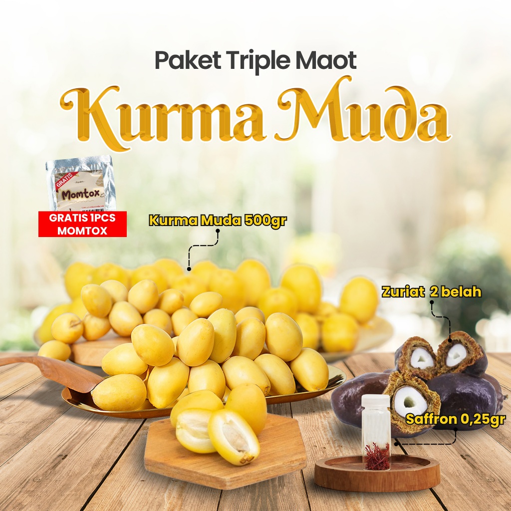 

Promil Kurma Muda Segar Paket Best Seller Triple Maot | Promil Kurma Muda Zuriat | kurmamuda_id