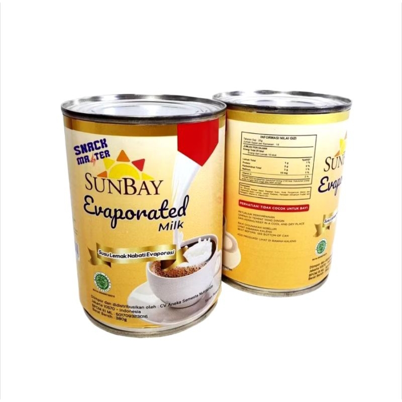 

SunBay Evaporated Milk Can 380 g