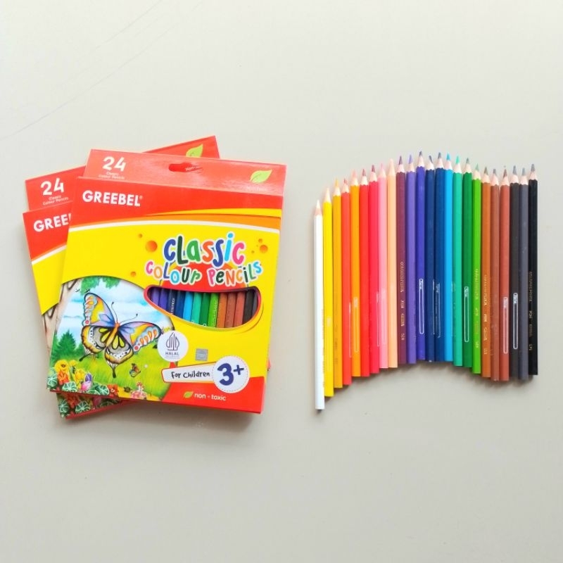 

Pensil Warna Colored Pencils Greebel 7024 24 Warna ( Set ) [ Original ]