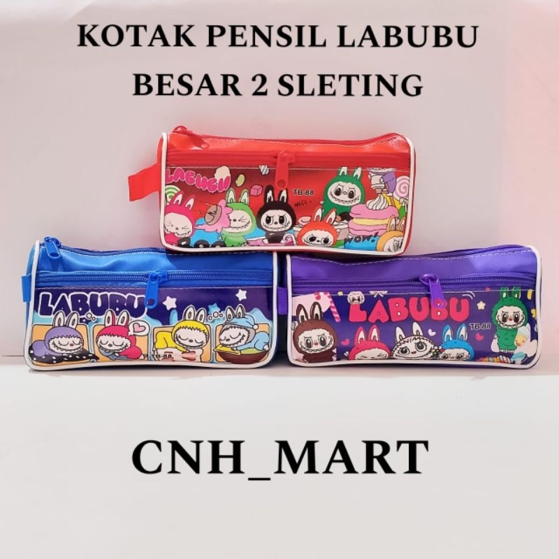 

Kotak Pensil Besar 2 Sleting Labubu Harga 1 Pcs