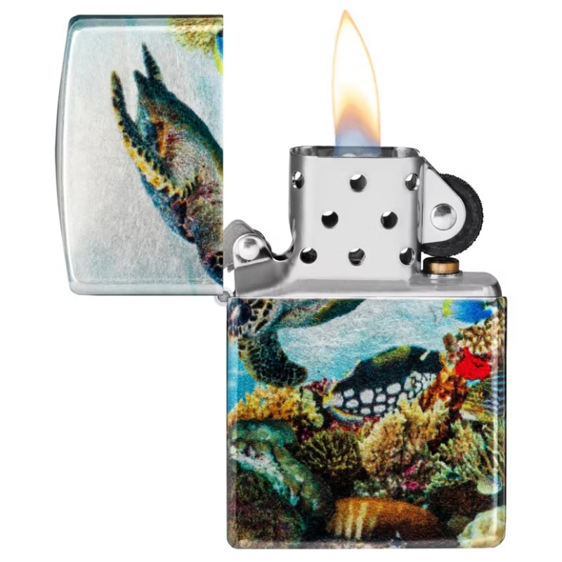 Korek Api Zippo Deep Sea Design 48780 Original 100% Made In USA