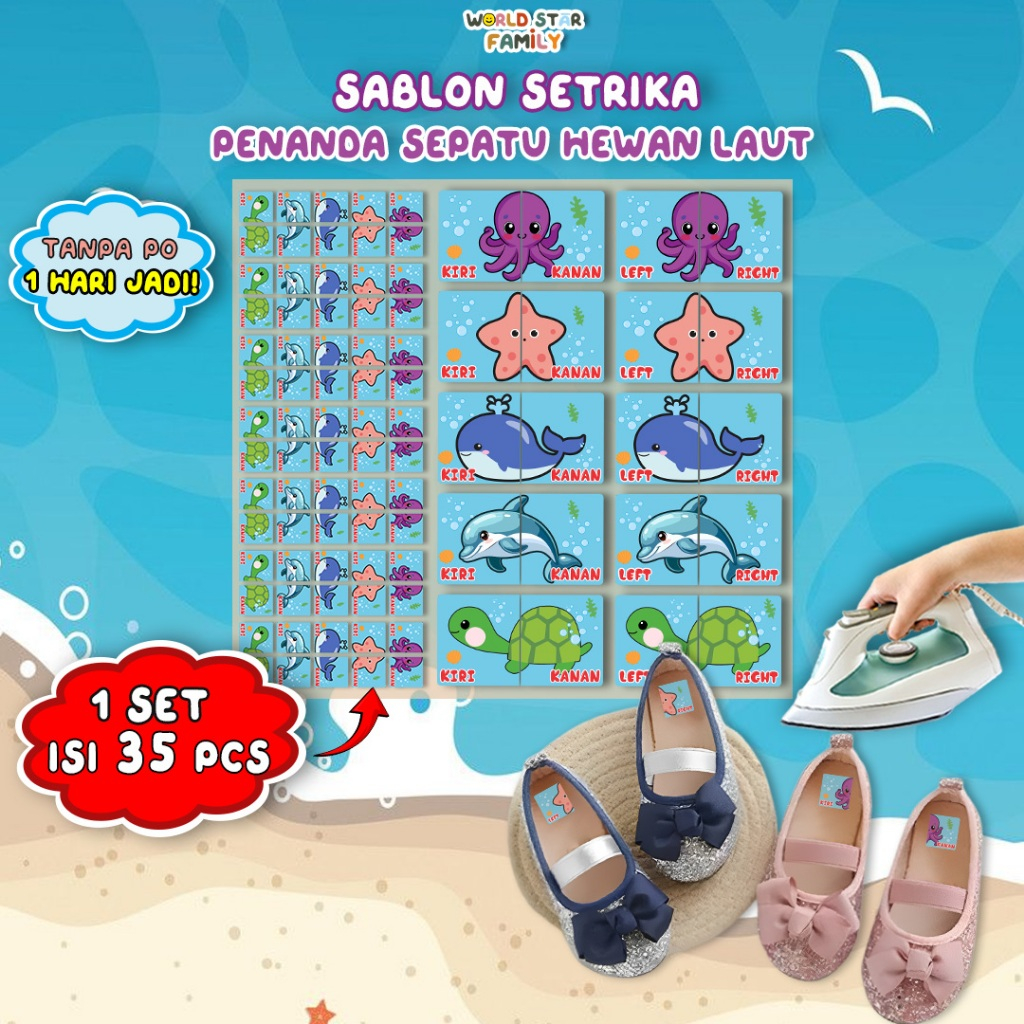 

WSF insole alas sepatu Kanan dan Kiri Label Insole Animal Lucu Insole sepatu anak Label Nama sepatu insole Custom