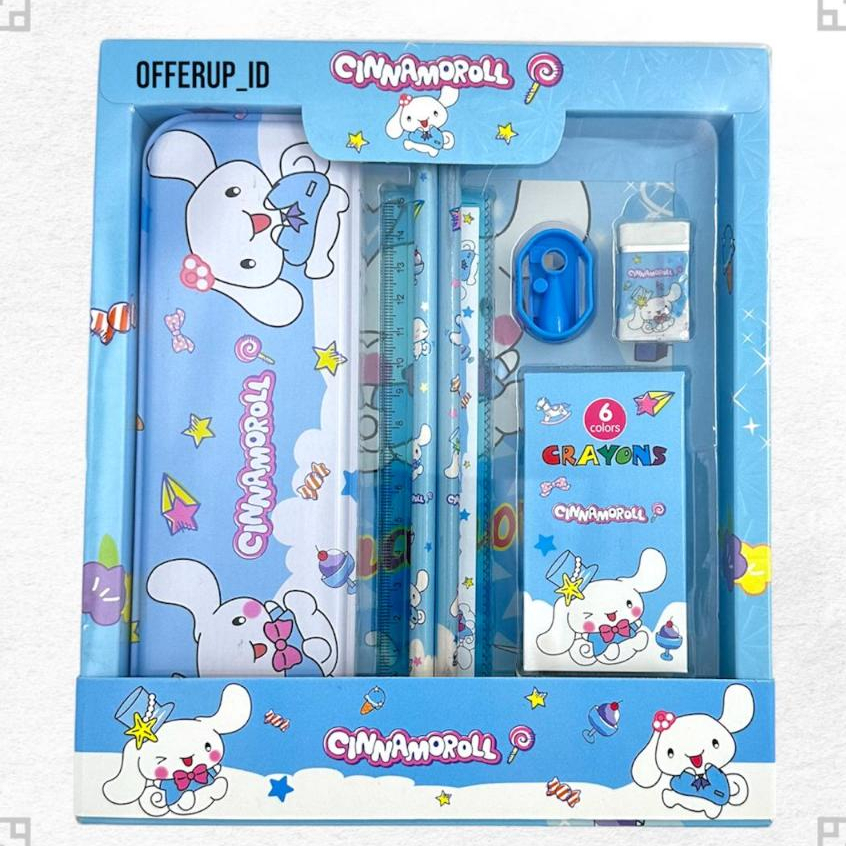 

TEMPAT PENSIL - PENCIL KARAKTER 1SET ALAT TULIS 7IN1 PINK UNGU BIRU