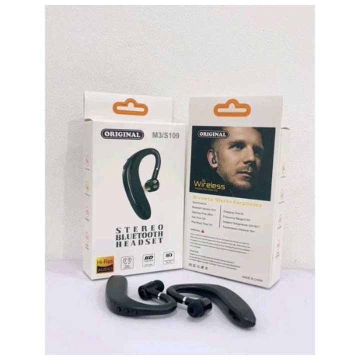 (acc ptk) Headset Bluetooth S109  / Earphone Wireless S-109 Sport / Headset Bluetooth S109 Headset W