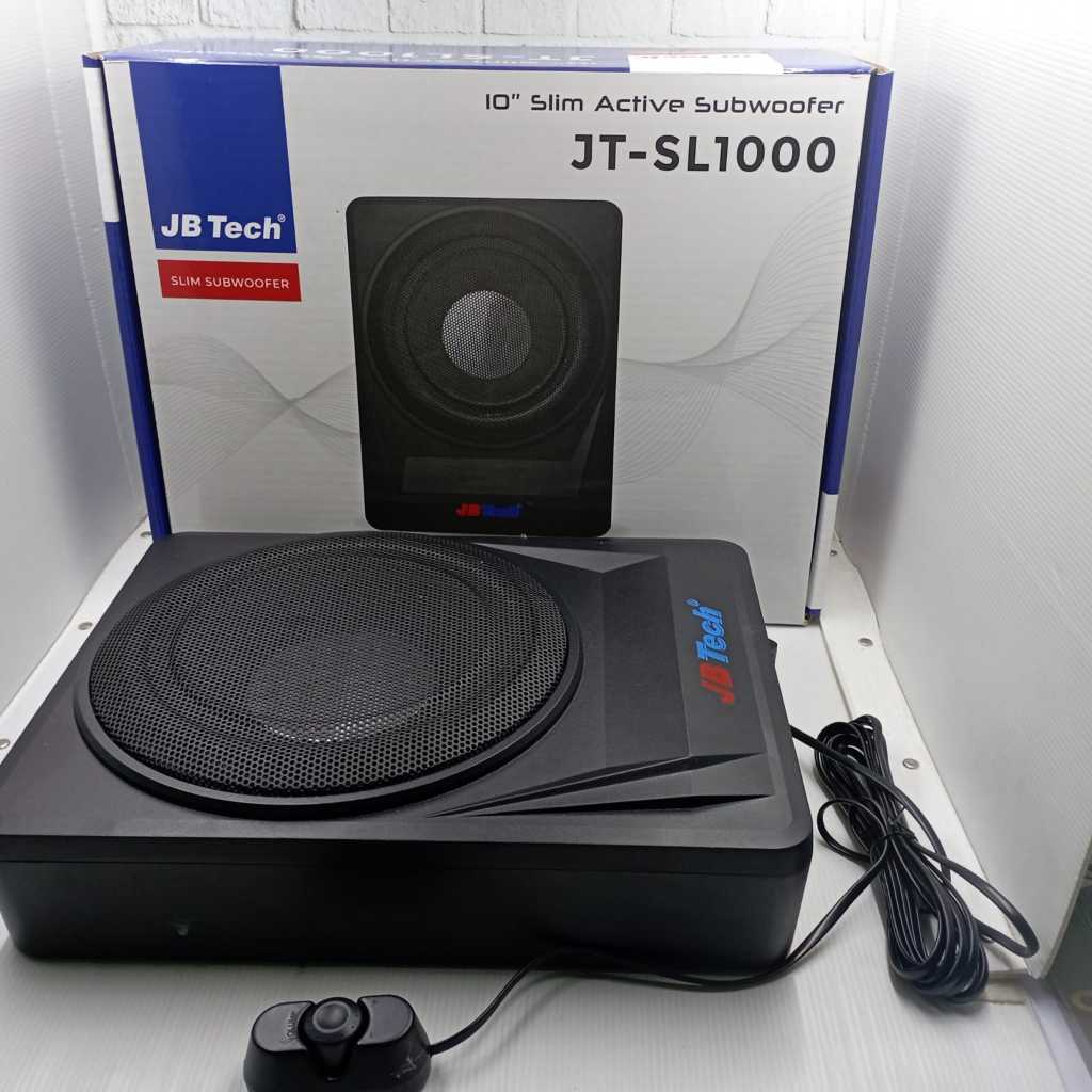 Subwoofer Aktif kolong jok jb tech JB-SL1000 10" JBTECH Bass Kolong Active Underseat JB TECH 10 inch