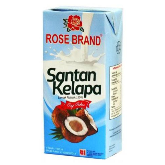 

Santan kelapa rose brand 6x1liter/crt