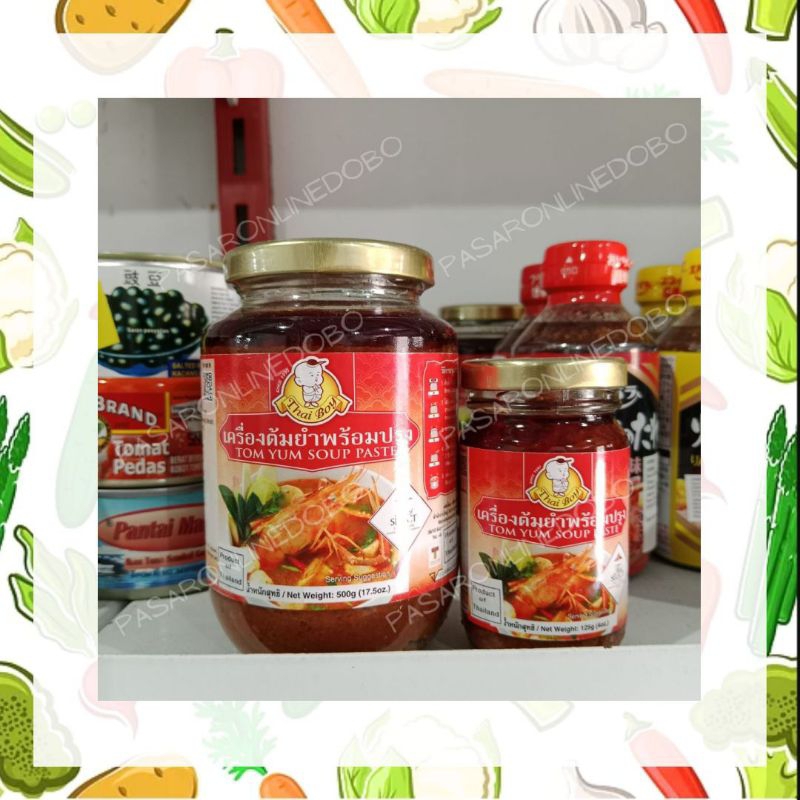 

Tom Yum Soup Paste / Bumbu Sop Tom Yum Thai Boy 125g