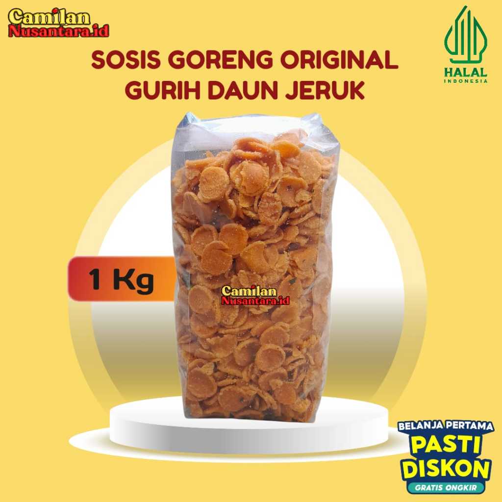 

Sosis Goreng Bumbu Original Gurih Daun Jeruk - Sosreng Original Kiruk