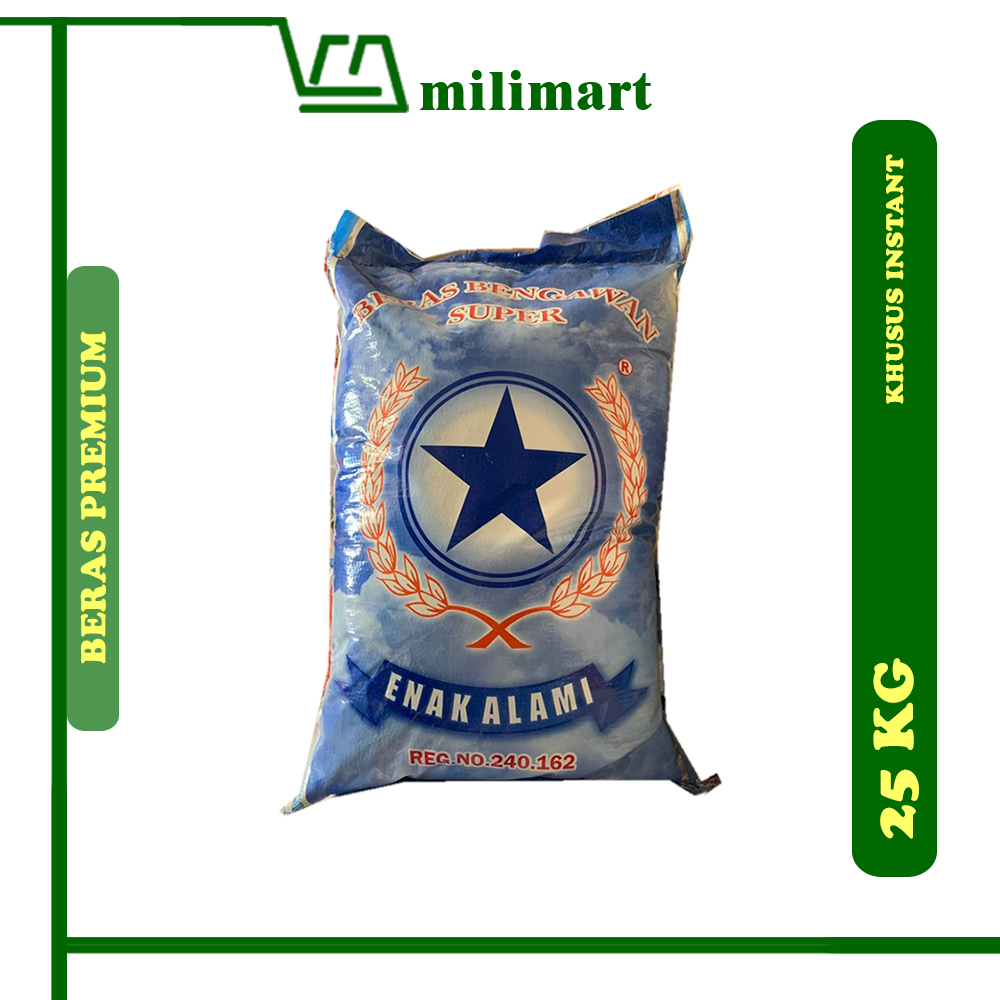 

BERAS PREMIUM BINTANG BIRU 25 KG KHUSUS INSTANT