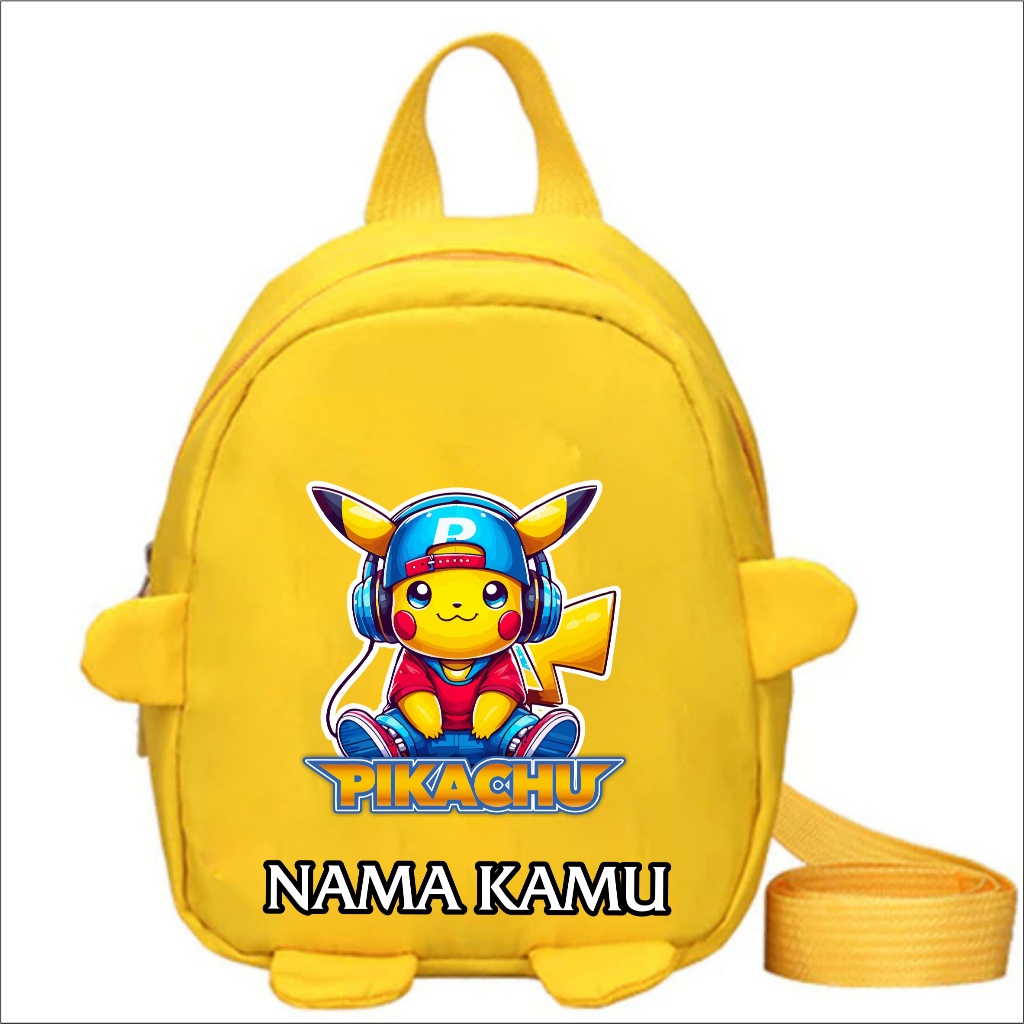 Tas Ransel Anak Sekolah Motif Kartun Pikachu Tas Anak Kecil Termurah