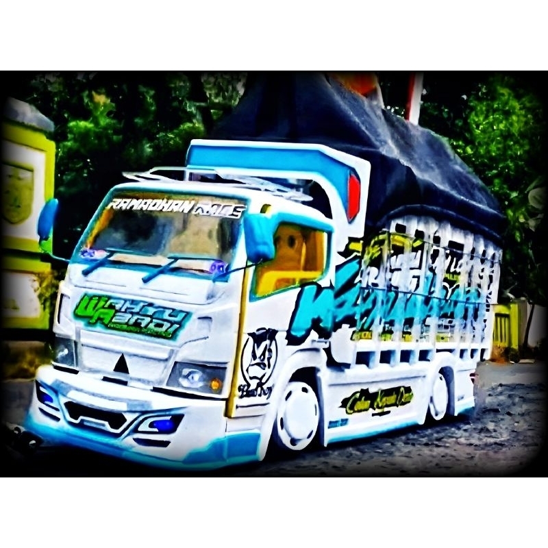 mainan truk mini miniatur truk Wahyu abadi 2 full variasi