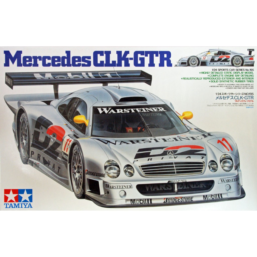 Tamiya 1:24 Mercedes-Benz CLK-GTR 'D2 Privat' FIA GT 1997 #11