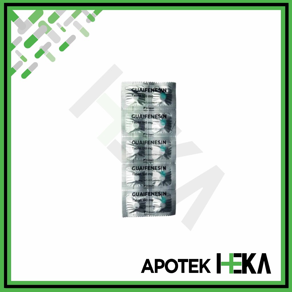 Guaifenesin Triman Strip isi 10 Tablet - Obat Batuk Berdahak