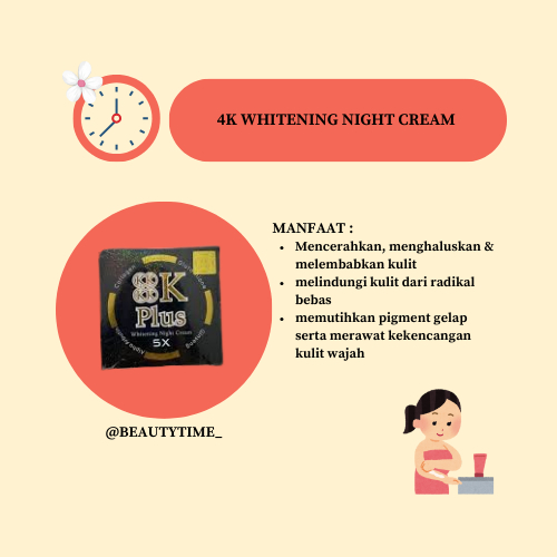 4K WHITENING NIGHT CREAM