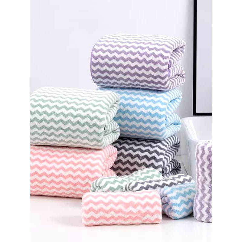 (SABENA SHOP) HANDUK MANDI MOTIF DIAMOND / HANDUK UNTUK KEWASA 140X70CM / HANDUK LEMBUT HALUS