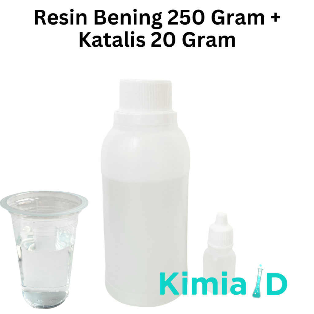 Resin Bening 250 Gram - Fiberglass - Resin Bening 108 - Resin 108 - Resin Bening Souvenir Kerajinan