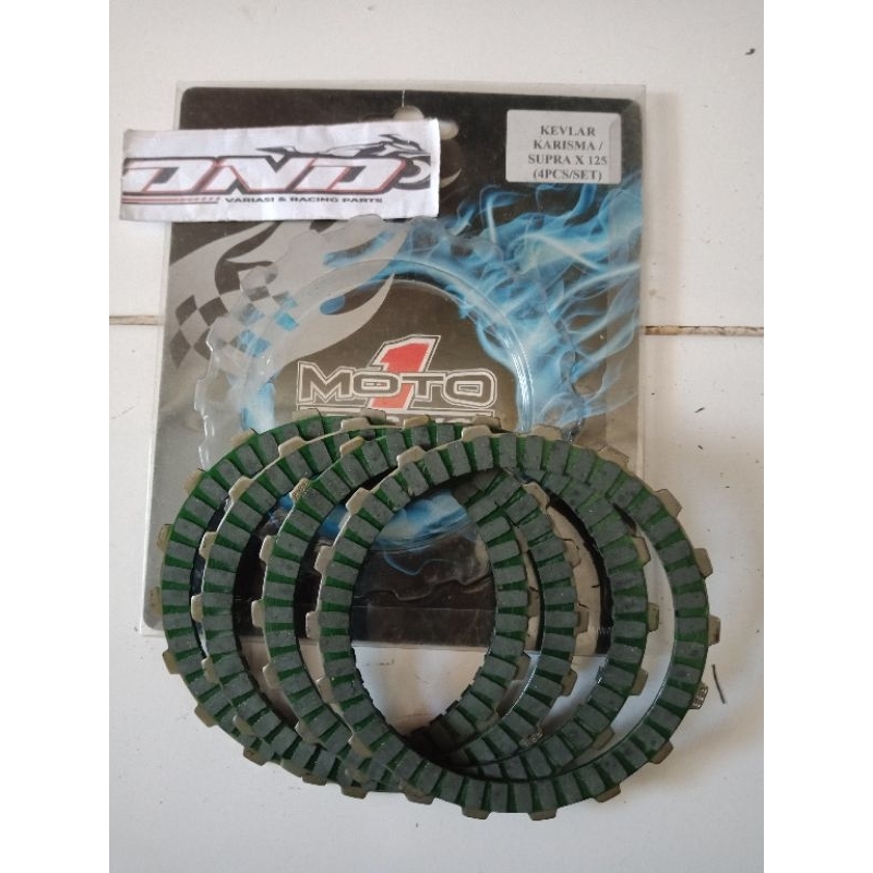 MOTO1 Kampas kopling supra x 125/Pak kopling supra x 125/Kampas kopling moto1 kevlar supra x 125