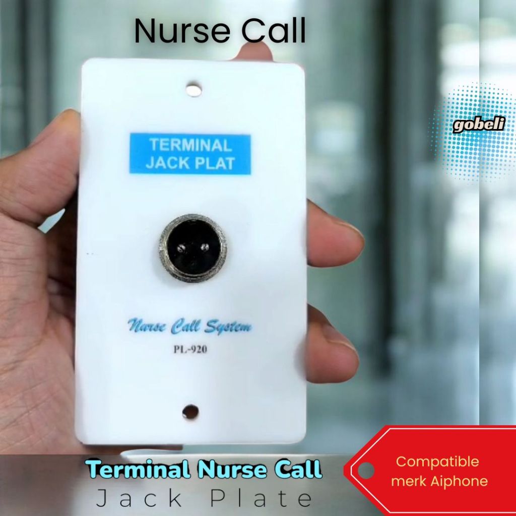 Terminal Nurse Call Rumah Sakit- Jack Plat - Master Nurse call - Bell Pasien - compatible Aiphone