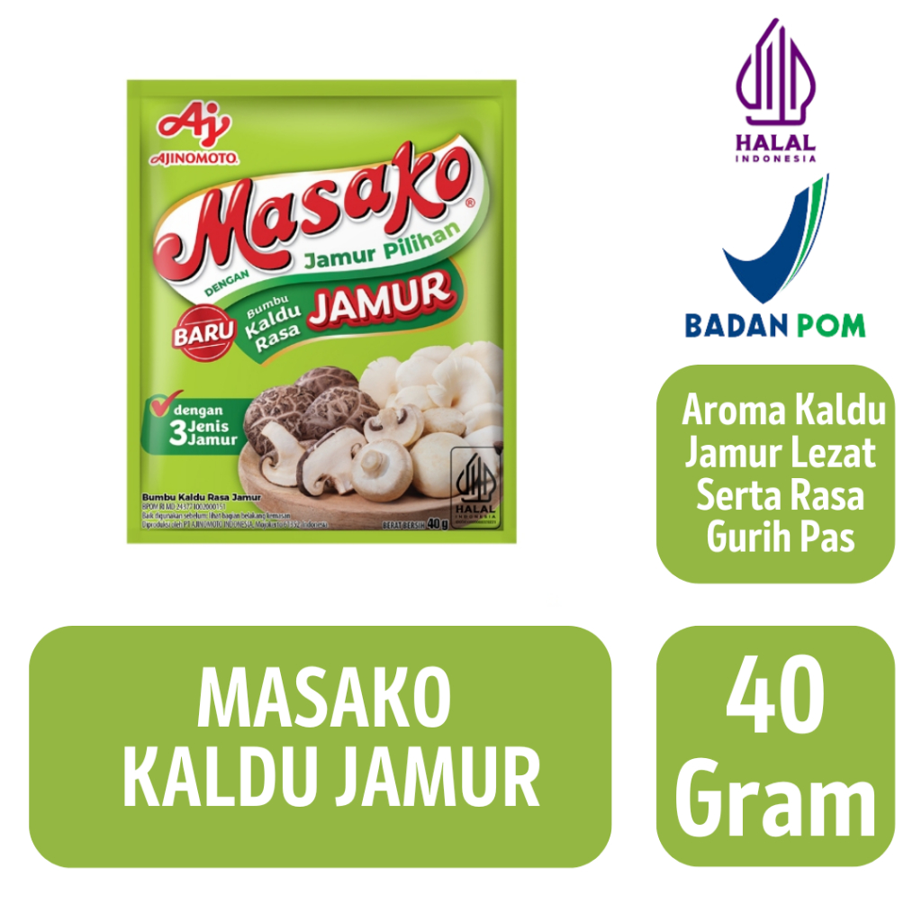 

Masako Kaldu Jamur [40 Gram]