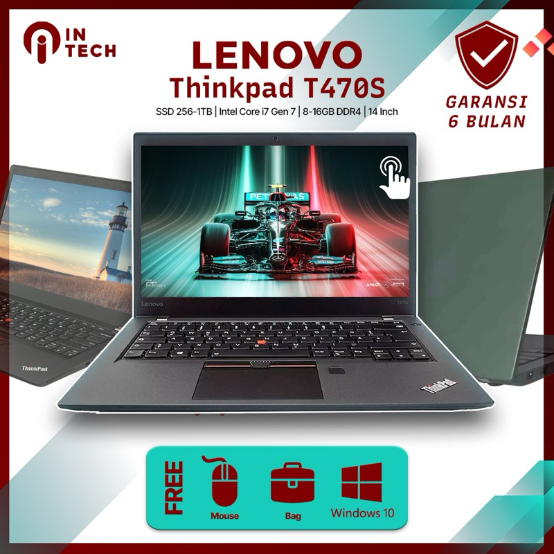 Lenovo Thinkpad T470S Touchscreen Core i7 Gen 7