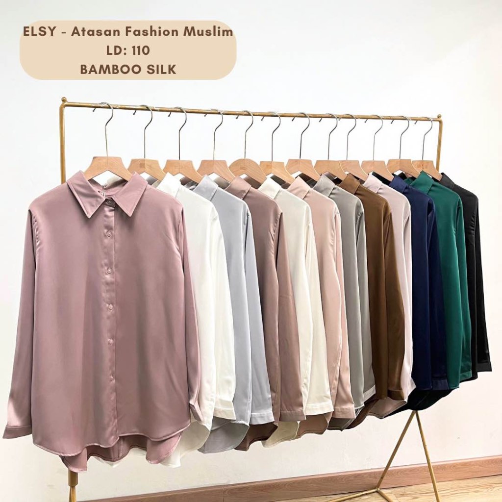 ELSY LD 110 ( ADA LIST BELAKANG )- Atasan Fashion Muslim Wanita
