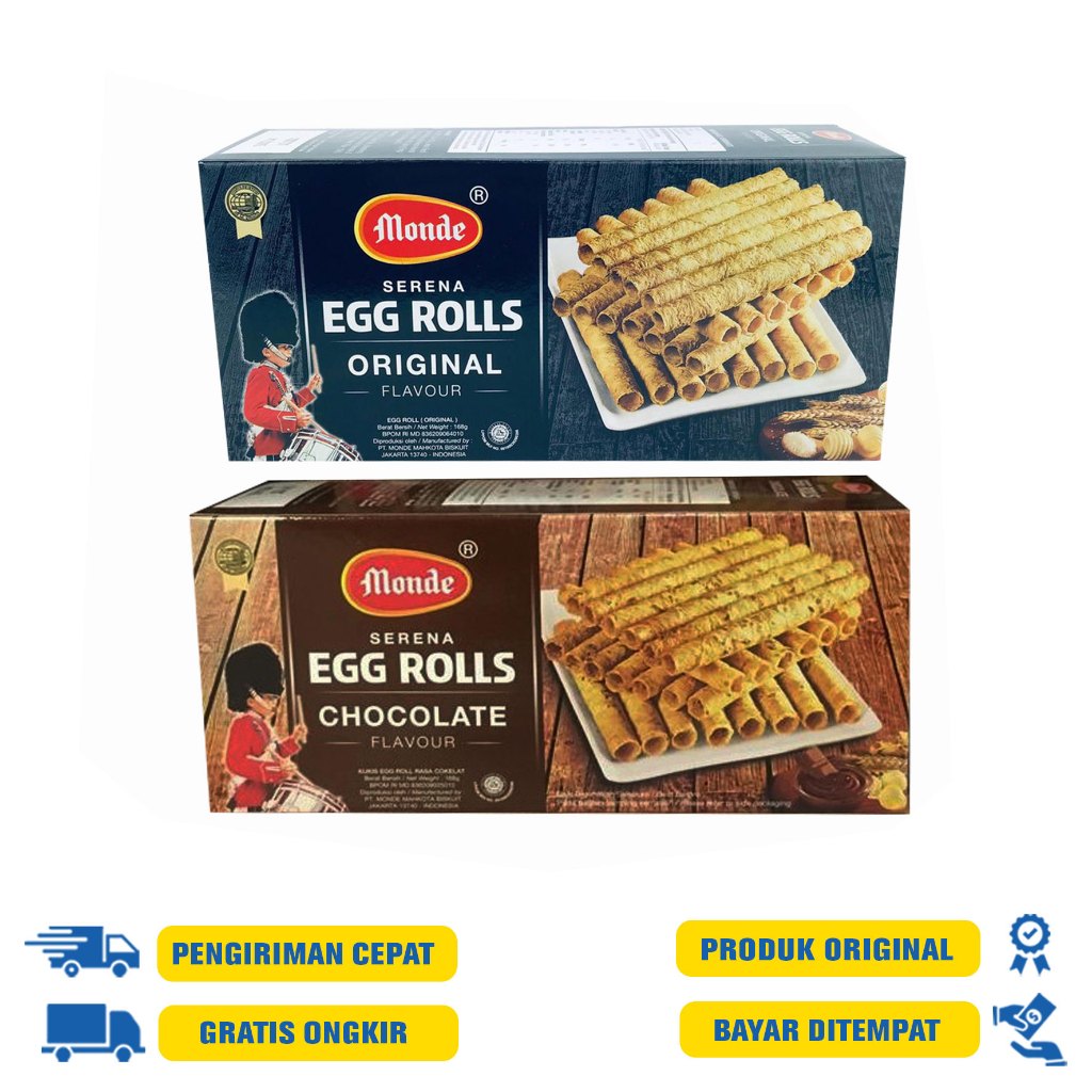 

Monde Serena Egg Rolls 168 G.R - ORIGINAL | CHOCOLATE