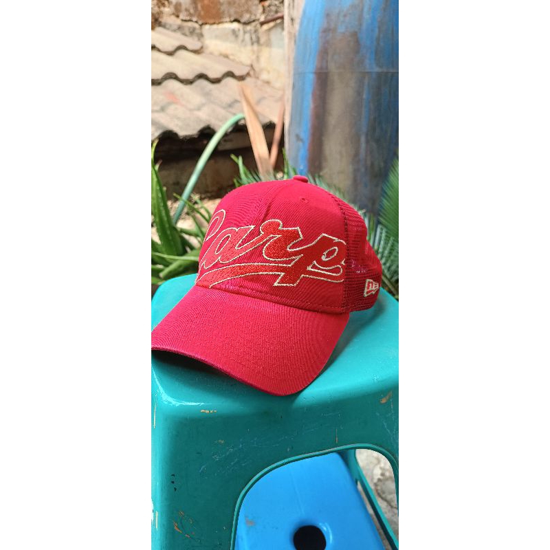 hiroshima Toyo Carp new era topi japan baseball jaring langka second