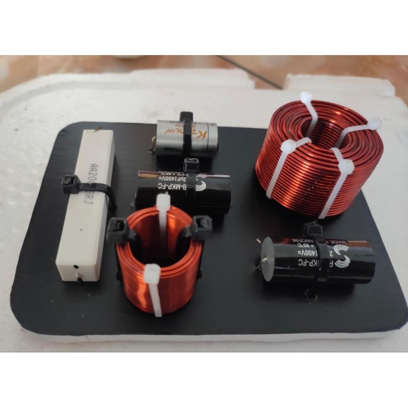 Crossover Pasif 2 Way (2 jalur) Mid+High Komponen Balap