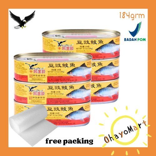 

Eagle coin fried dace with salted black beans / Ikan tausi kaleng 184grm