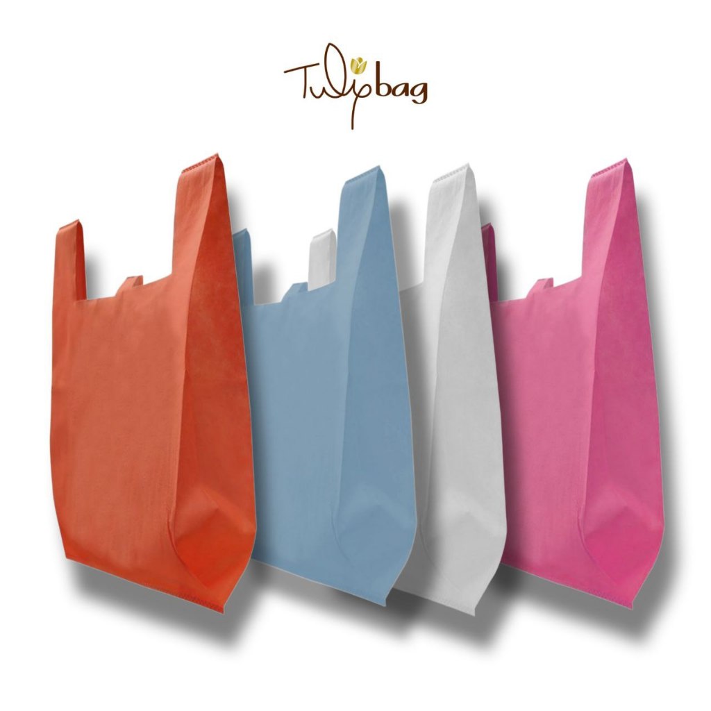 

Tulipbag - TAS SPUNBOND KRESEK UKURAN 28X45X12 PER KODI/ TAS SPUNBOND/ TAS KAIN/ GOODIE BAG/ TOTTE BAG/ TAS SOUVENIR