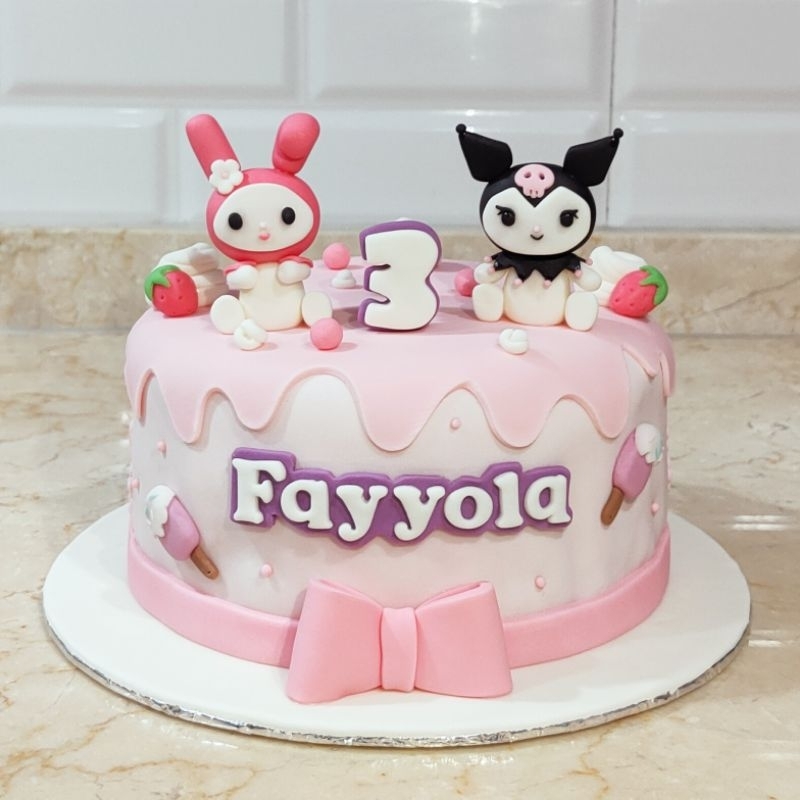 

Kue Ulang Tahun Kuromi My Melody