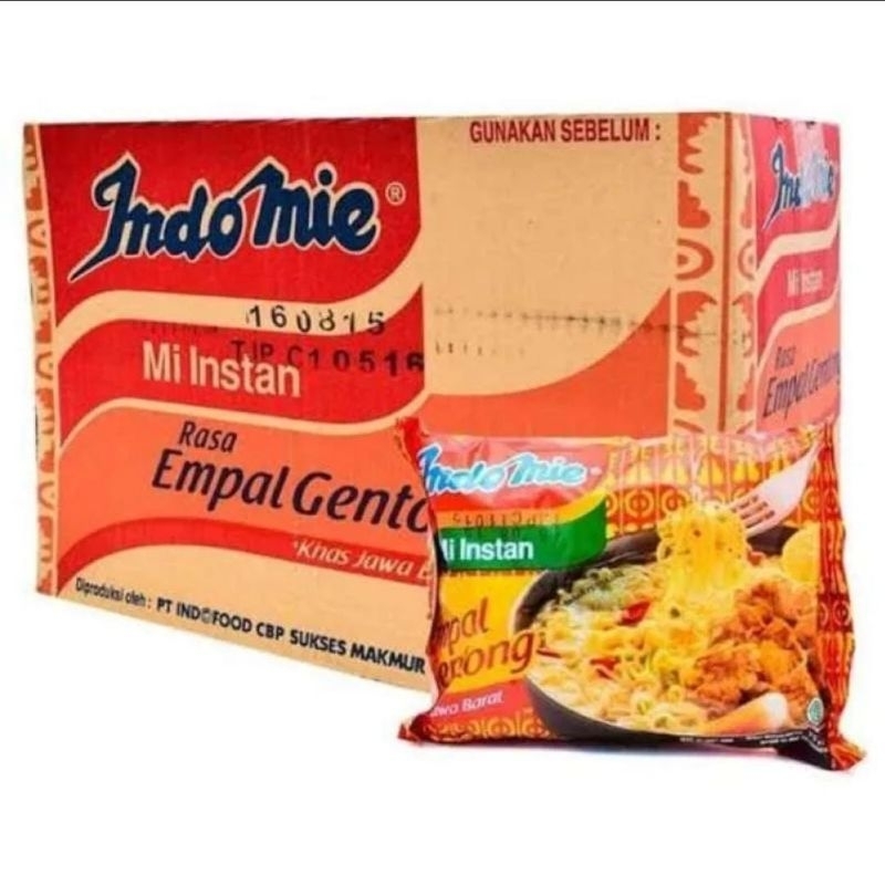 Original Indomie Empal Gentong 1 dus / 40pcs