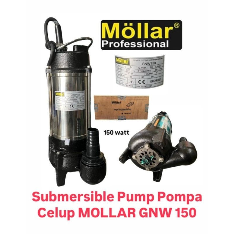 Pompa Celup air kotor dan bersih MOLLAR GNW 150
