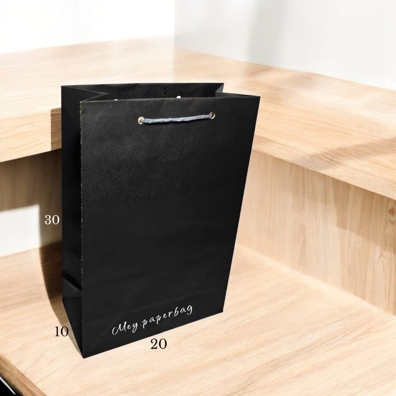 

Paper Bag Hitam Uk 20x30 Premium