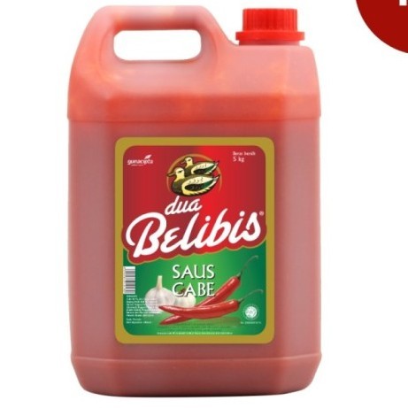 2 Belibis Saus Sambal / Chili Sauce Dua Belibis - 5 kg