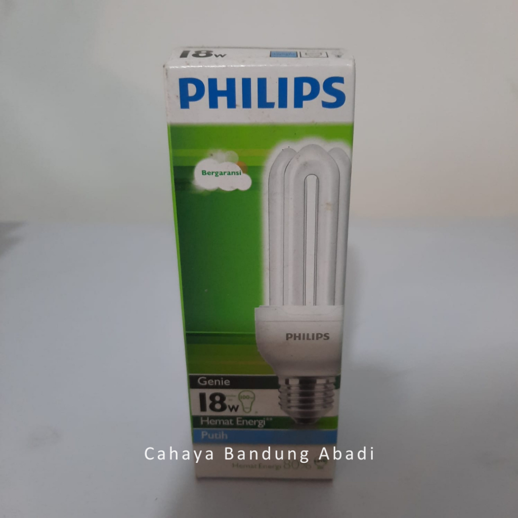 Philips Lampu Genie 18 Watt 18W Putih 86 6500K E27