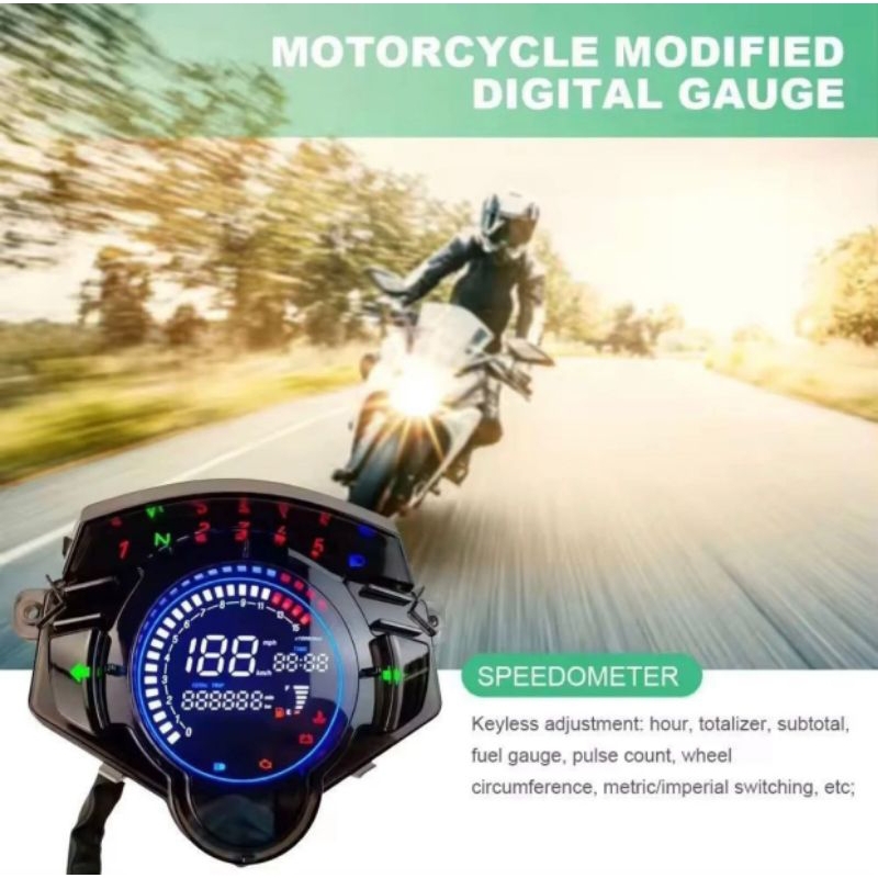 SPEEDOMETER DIGITAL MX NEW LED MX NEW