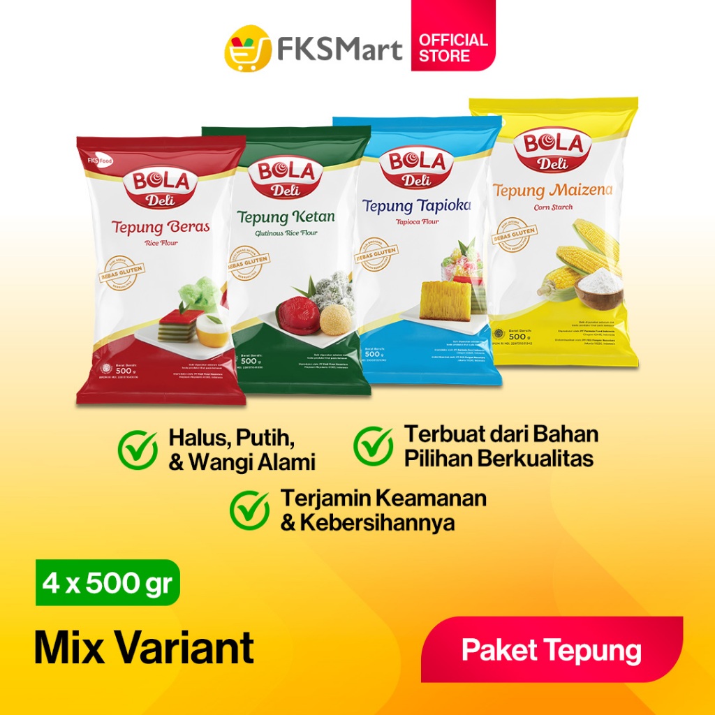 

BOLA Deli Paket Mix Variant Isi 4