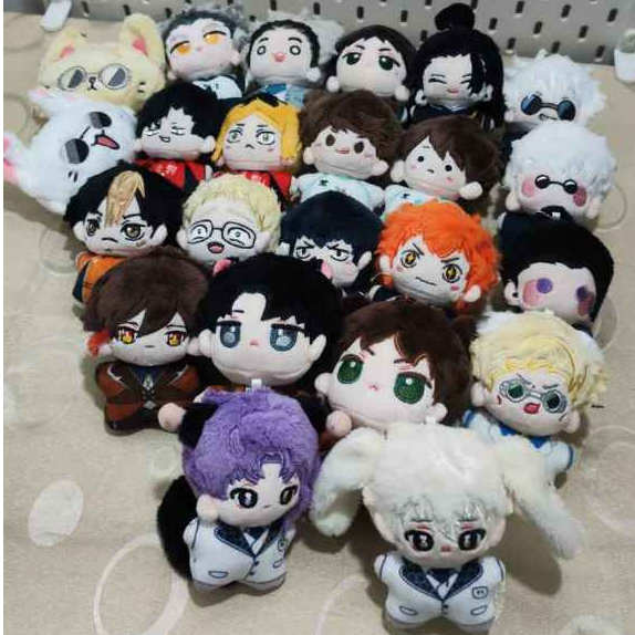 Boneka Lucu / Blue Lock / AoT / Genshin / Plushie Boneka Anime Doll Plush Boneka Anime Keychain Ganc
