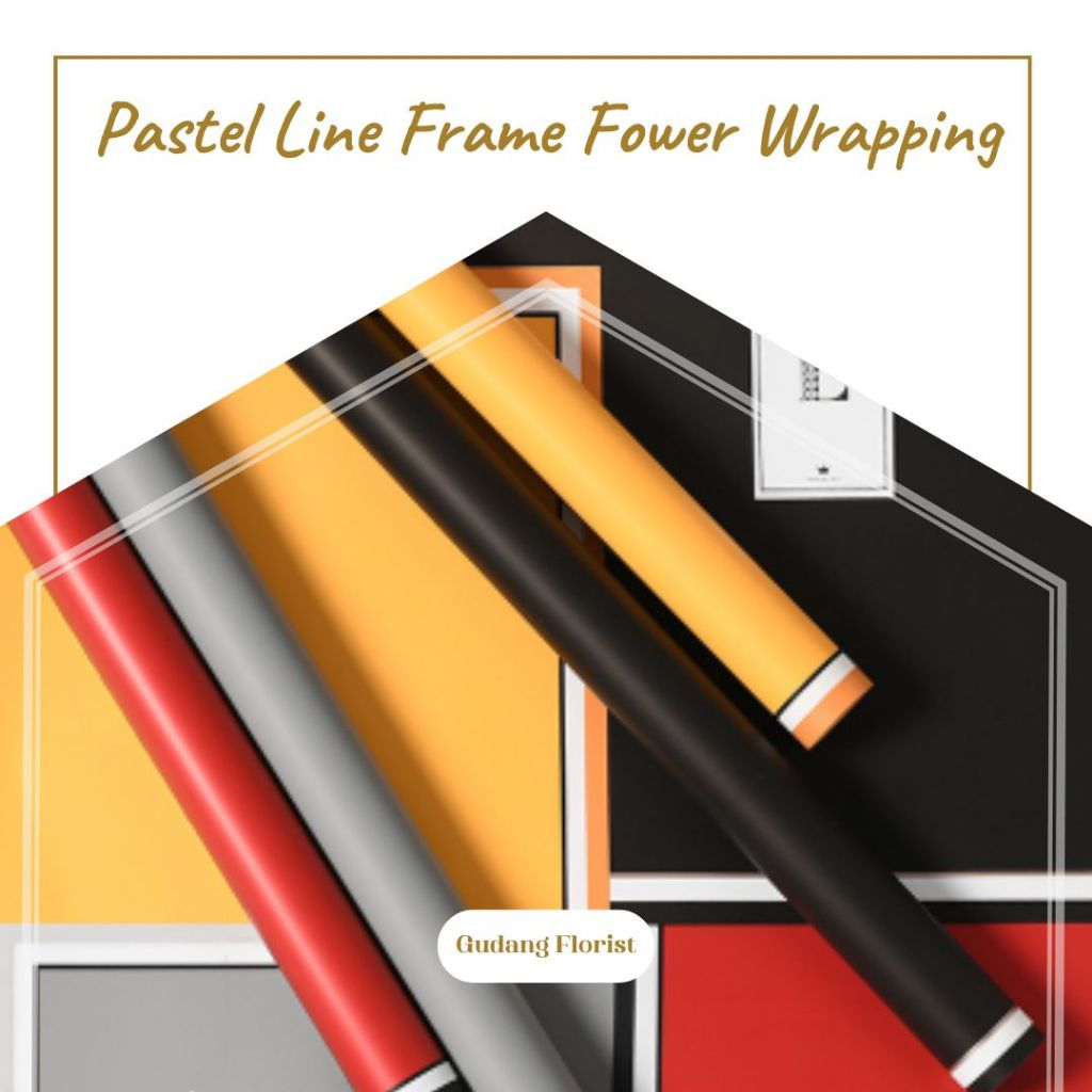 

LINE FRAME CELLOPHANE / kertas buket / kertas buket bunga