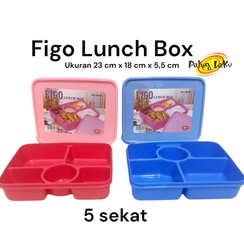 LUNCH BOX SEKAT 5 FIGO OWL / KOTAK MAKANAN / BOX CATERING / OMPRENG